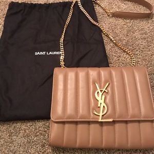 Authentic YSL Puru Vicky Wallet in a Chain